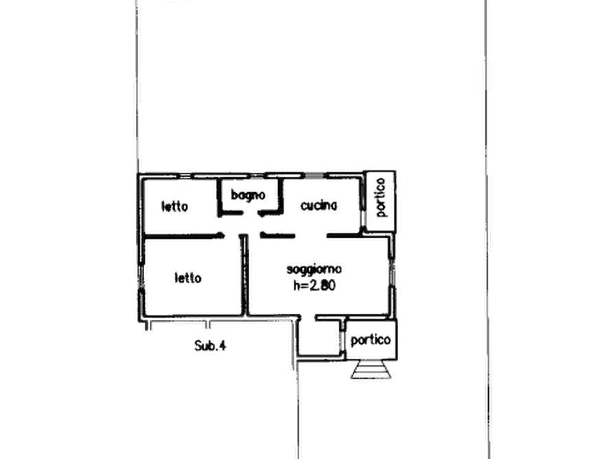 Immagine 8 di Porzione di casa in vendita  in Via Carlo Cattaneo a Portomaggiore