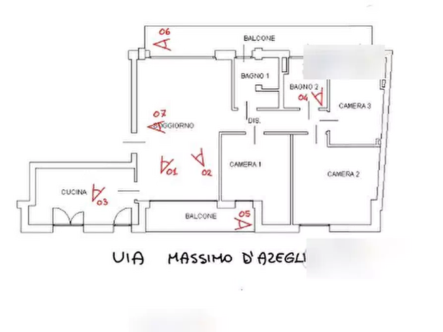 Immagine 9 di Appartamento in vendita  in Via Massimo D'Azeglio a Asti