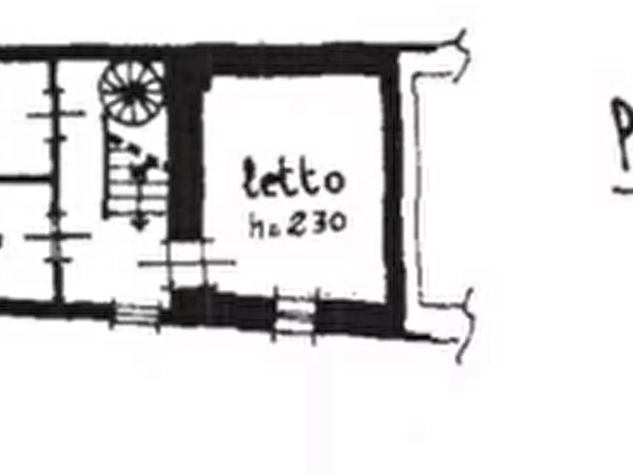 Immagine 9 di Porzione di casa in vendita  in Via Dei Martiri a Palagano