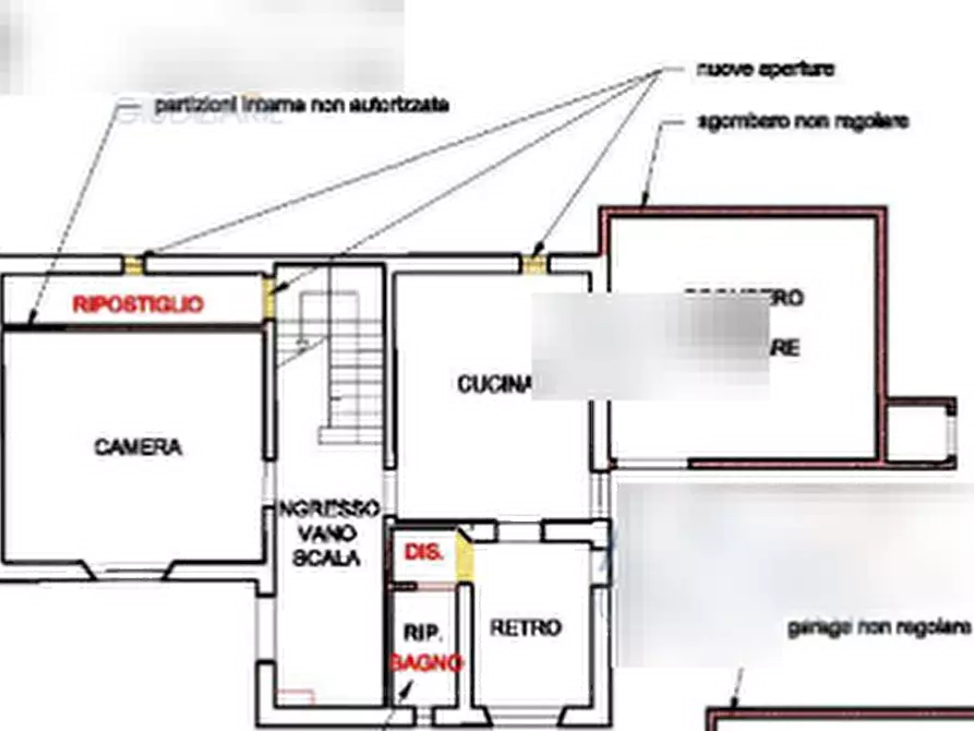 Immagine 14 di Casa indipendente in vendita  in Via della Scuola a Lugo