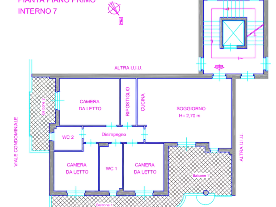 Immagine 7 di Appartamento in vendita  in Via Clanio a Orta Di Atella