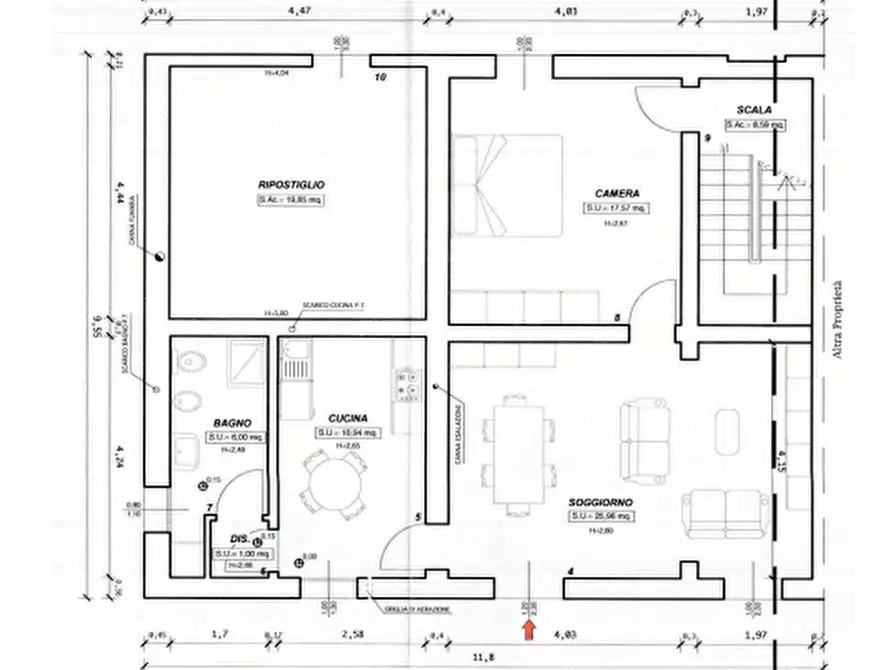 Immagine 8 di Porzione di casa in vendita  in Via Viara a Castel San Pietro Terme