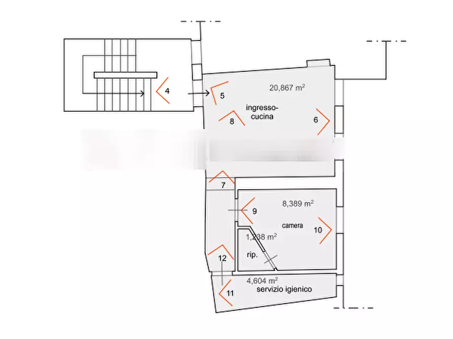 Immagine 3 di Appartamento in vendita  in Via Donateschi a Fucecchio