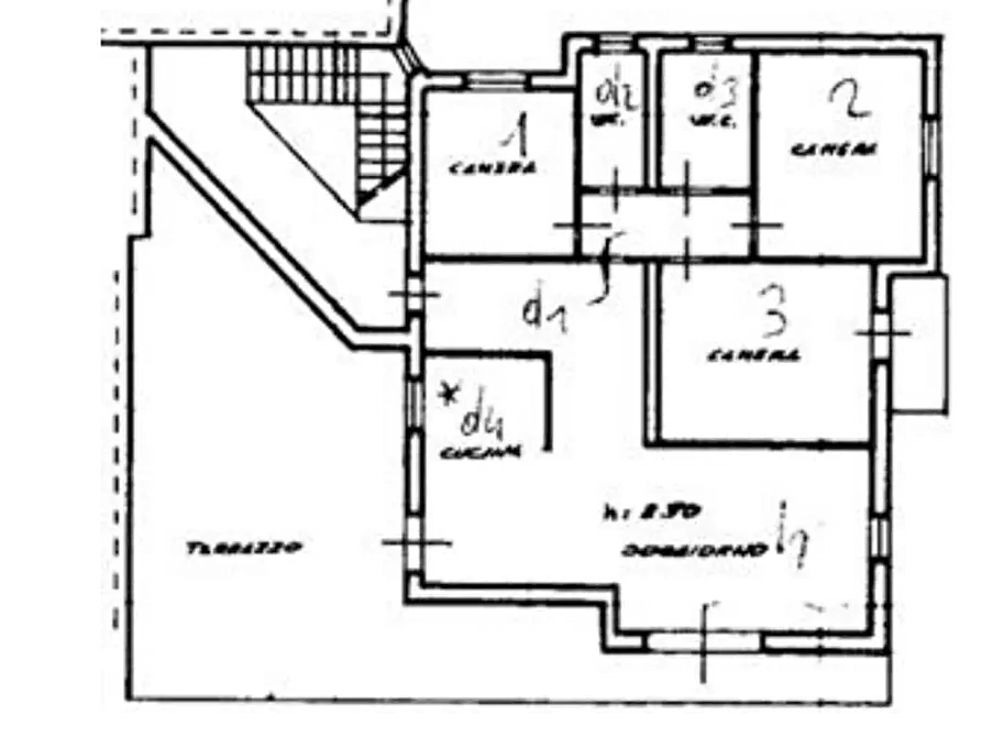 Immagine 3 di Appartamento in vendita  in Via Giovanni Santi a Cagli