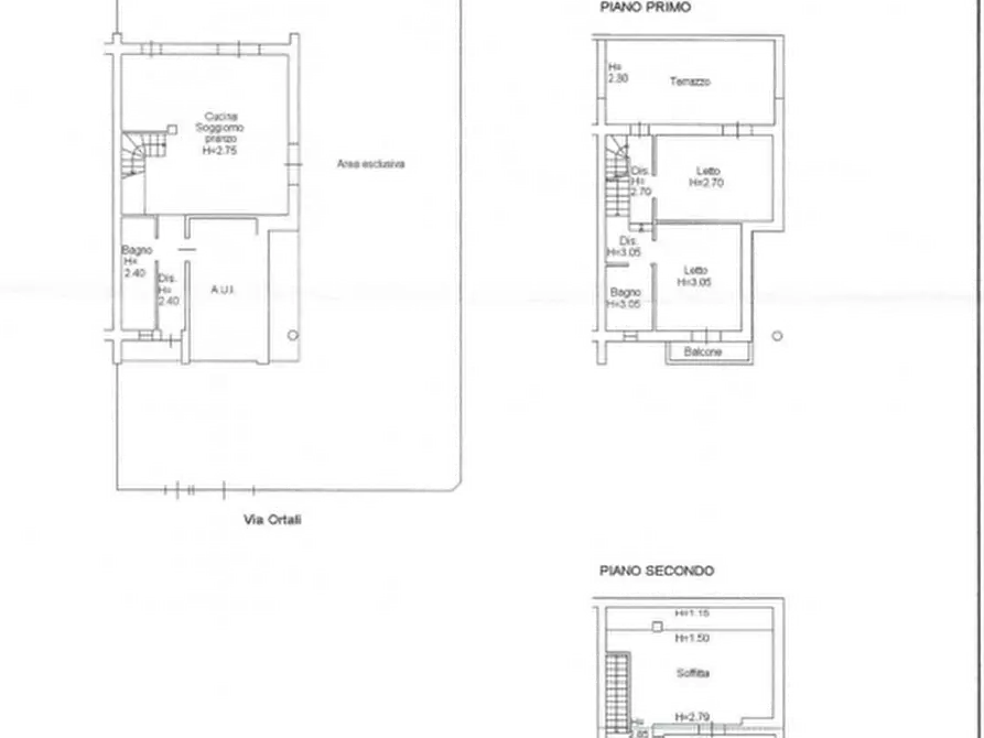 Immagine 10 di Casa indipendente in vendita  in Via Ortali a Forli'