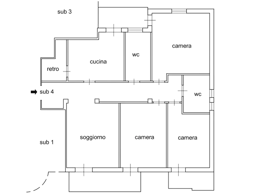Immagine 14 di Appartamento in vendita  in Via Bellini  a Montegranaro