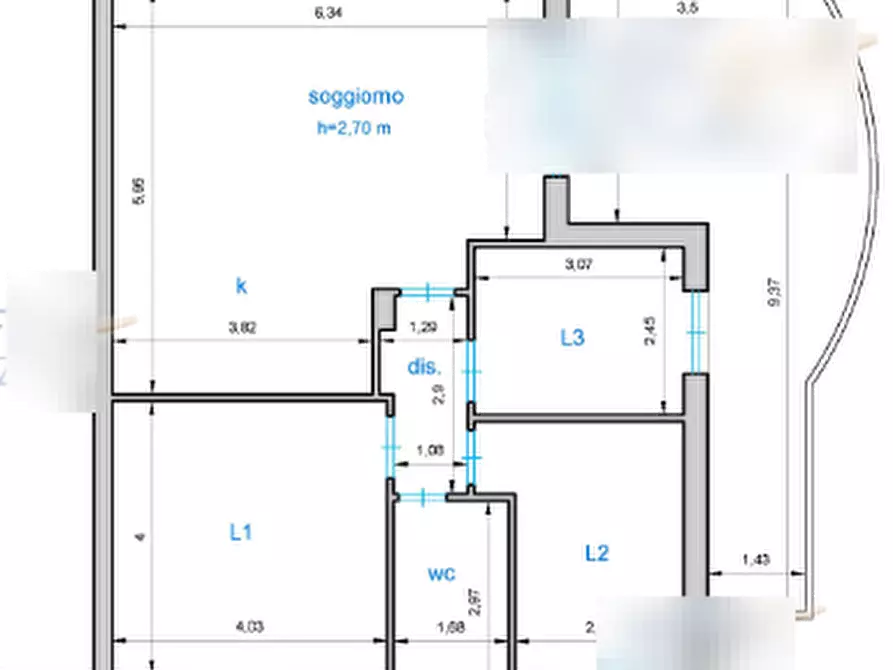 Immagine 21 di Appartamento in vendita  in Via Eduardo Landi a Mondragone
