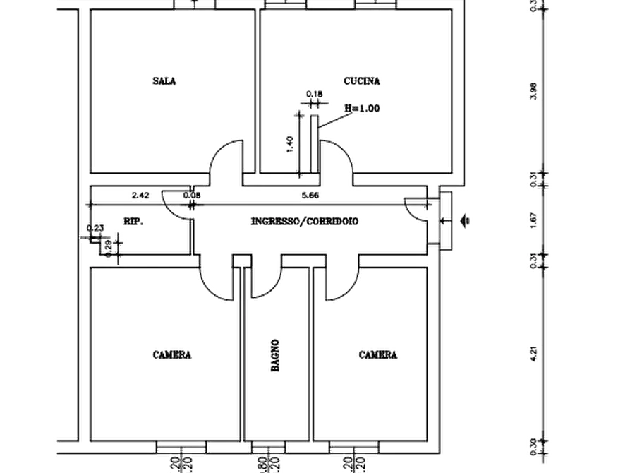 Immagine 13 di Appartamento in vendita  in via Mazzini a Alto Reno Terme