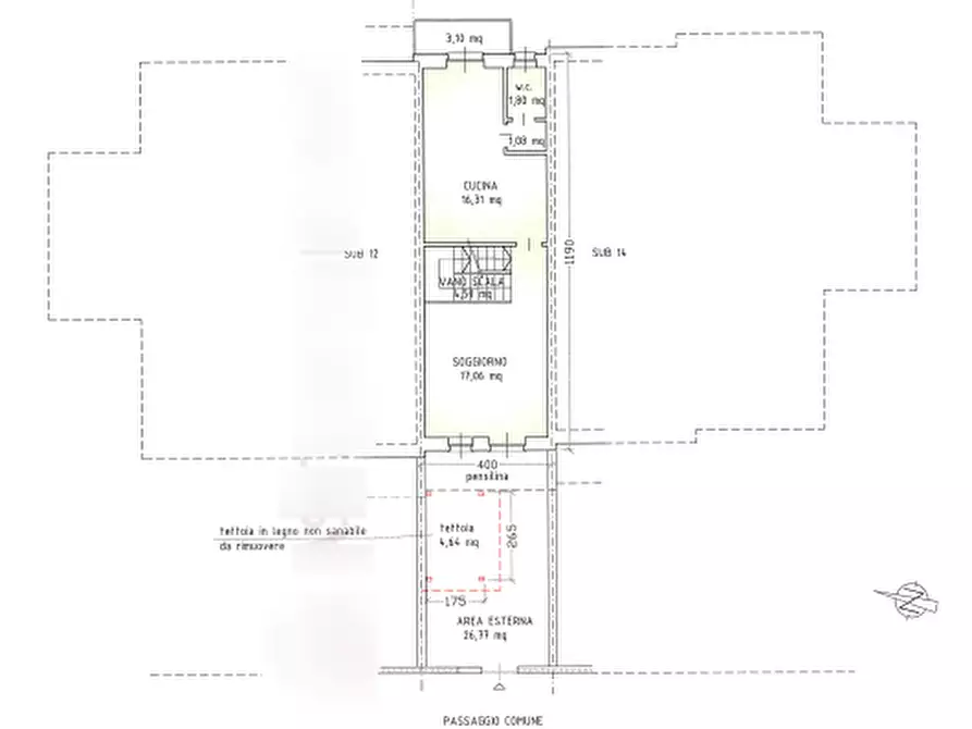 Immagine 14 di Villetta a schiera in vendita  in Strada America dei Boschi a Pocapaglia