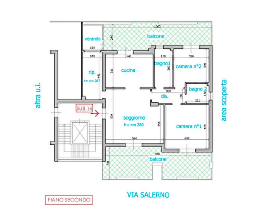 Immagine 7 di Appartamento in vendita  in VIA SALERNO  a Teverola