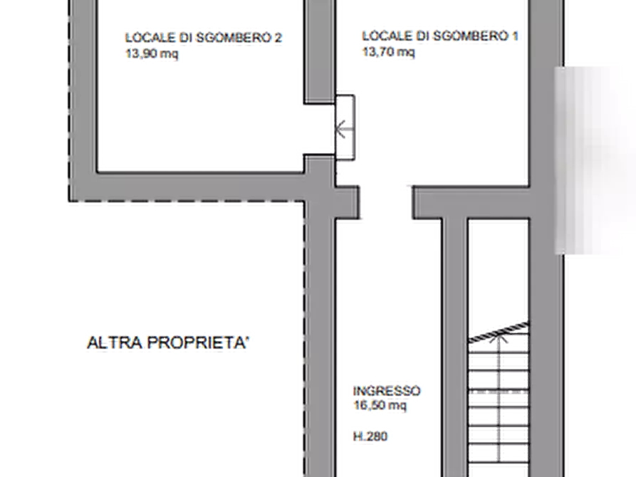 Immagine 9 di Porzione di casa in vendita  in Via Mieli a Galluccio