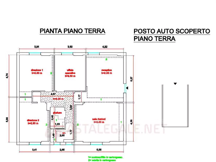 Immagine 15 di Ufficio in vendita  in Via Enrico De Nicola a Santa Maria Capua Vetere