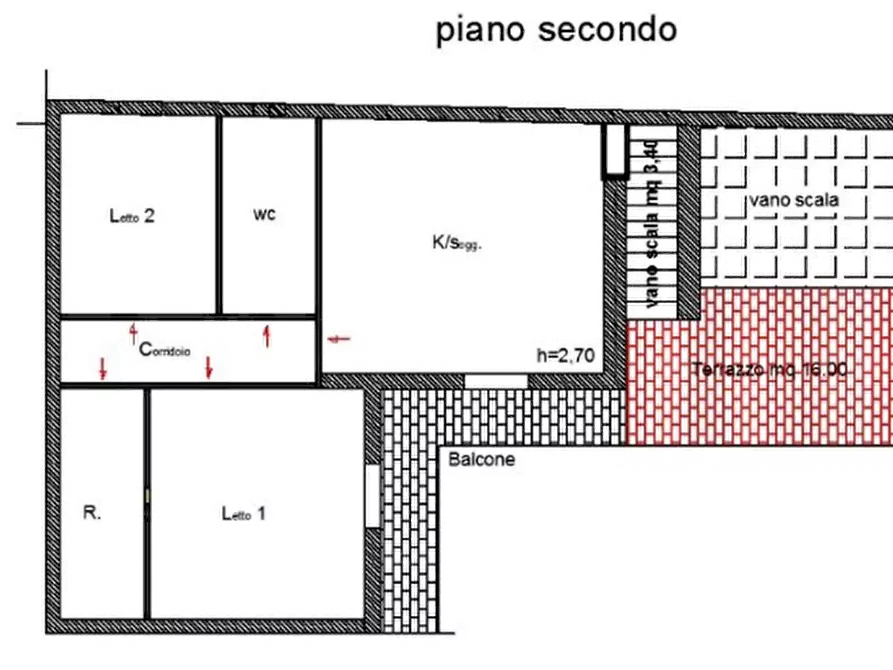 Immagine 20 di Appartamento in vendita  in Via Piave a Cesa