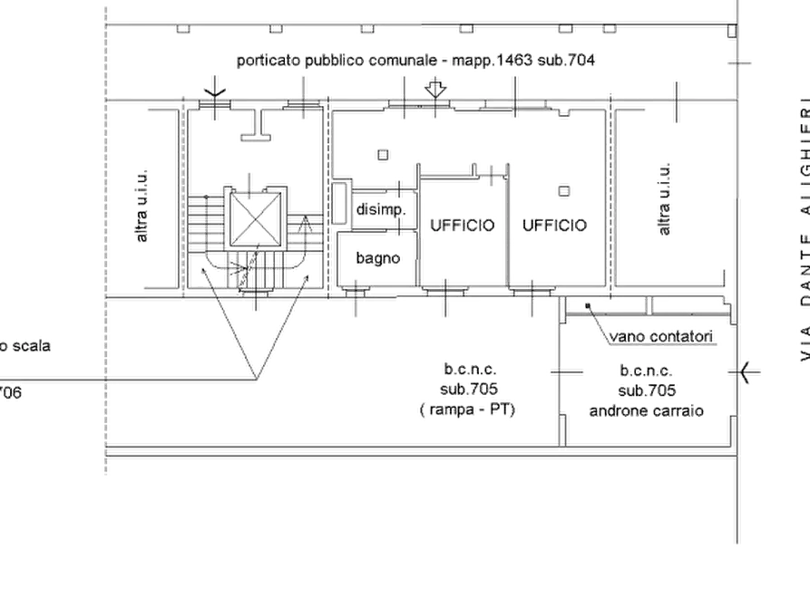Immagine 9 di Ufficio in vendita  in Via Dante Alighieri a Arluno
