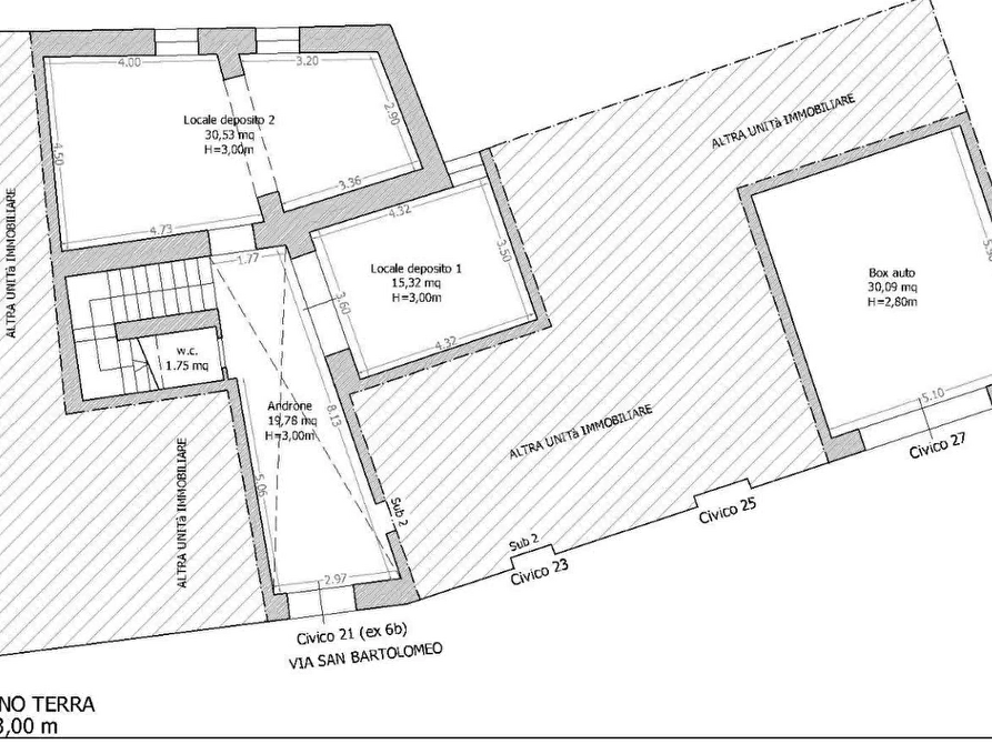 Immagine 14 di Porzione di casa in vendita  in Via San Bartolomeo a Conca Della Campania