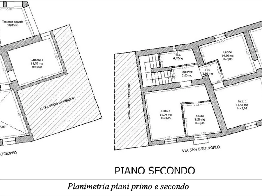 Immagine 15 di Porzione di casa in vendita  in Via San Bartolomeo a Conca Della Campania
