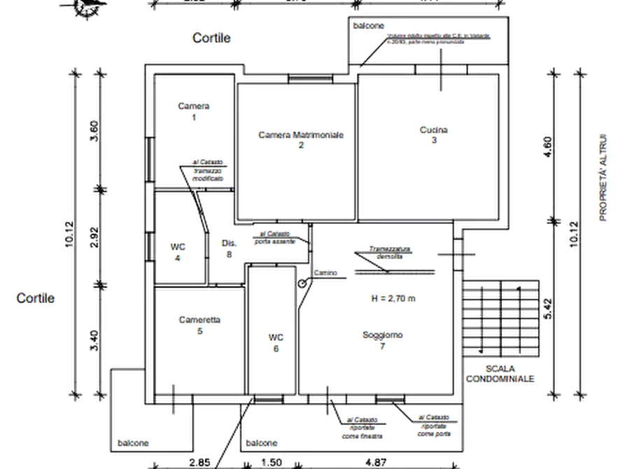 Immagine 17 di Appartamento in vendita  in Via Roma VI a Teverola
