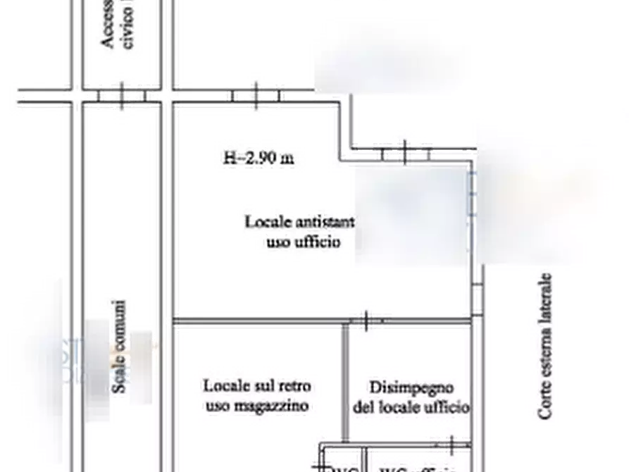 Immagine 15 di Negozio in vendita  in Via Roascio a Roma