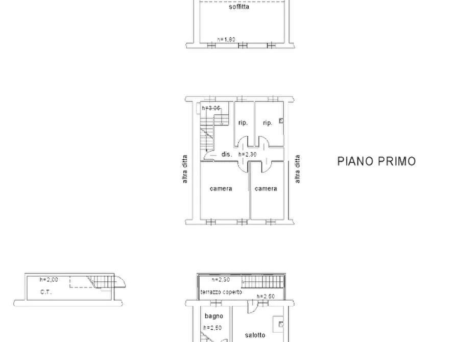 Immagine 21 di Porzione di casa in vendita  in Via L. Boschieri a Crocetta Del Montello