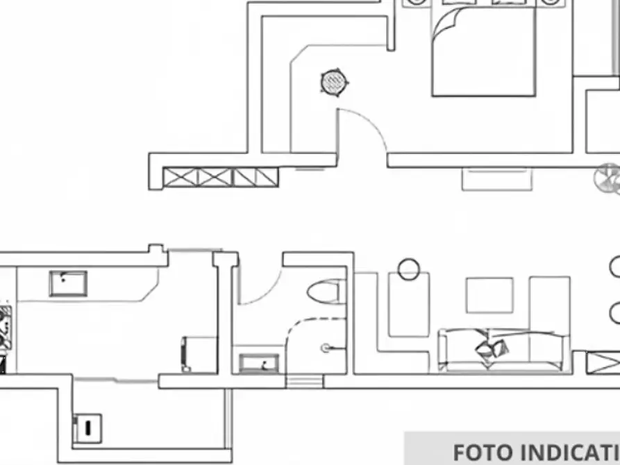 Immagine 4 di Porzione di casa in vendita  in Frazione Ravignano a Foligno