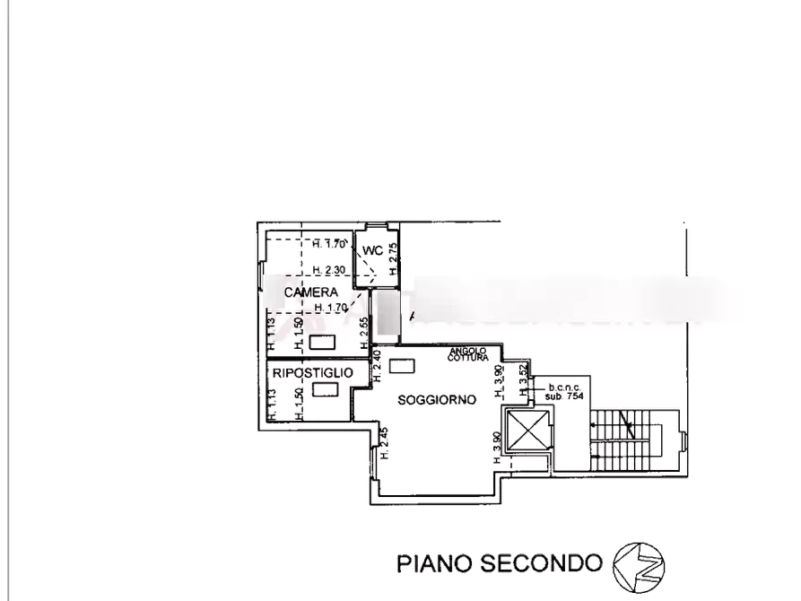 Immagine 14 di Appartamento in vendita  in Via Dalcerri Tosi a San Colombano Al Lambro
