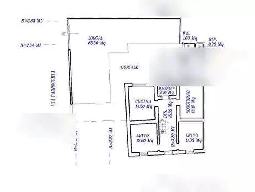 Immagine 24 di Porzione di casa in vendita  in Via Parrocchia  a San Gavino Monreale