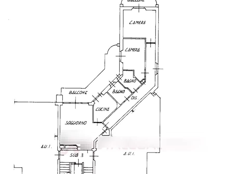 Immagine 11 di Appartamento in vendita  in Via Ernesto Baslini a Treviglio