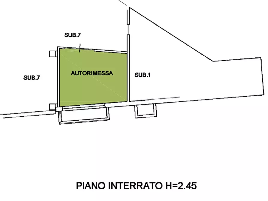 Immagine 9 di Garage in vendita  in Via Balilla a Romano Di Lombardia