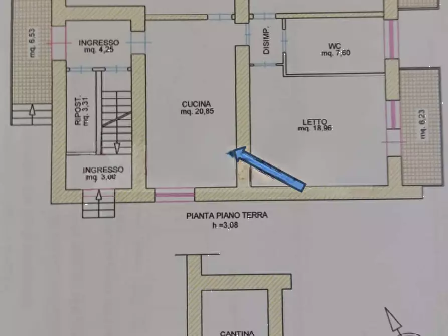 Immagine 25 di Casa indipendente in vendita  in Via Leonardo Da Vinci a Venafro