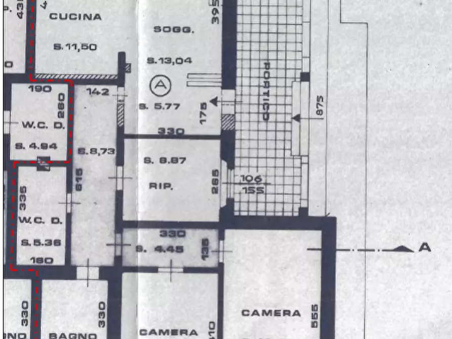 Immagine 20 di Porzione di casa in vendita  in via Bellaria a Castel D'aiano