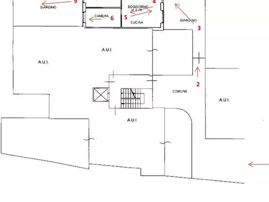 Immagine 22 di Appartamento in vendita  in Via Dalcerri Tosi a San Colombano Al Lambro