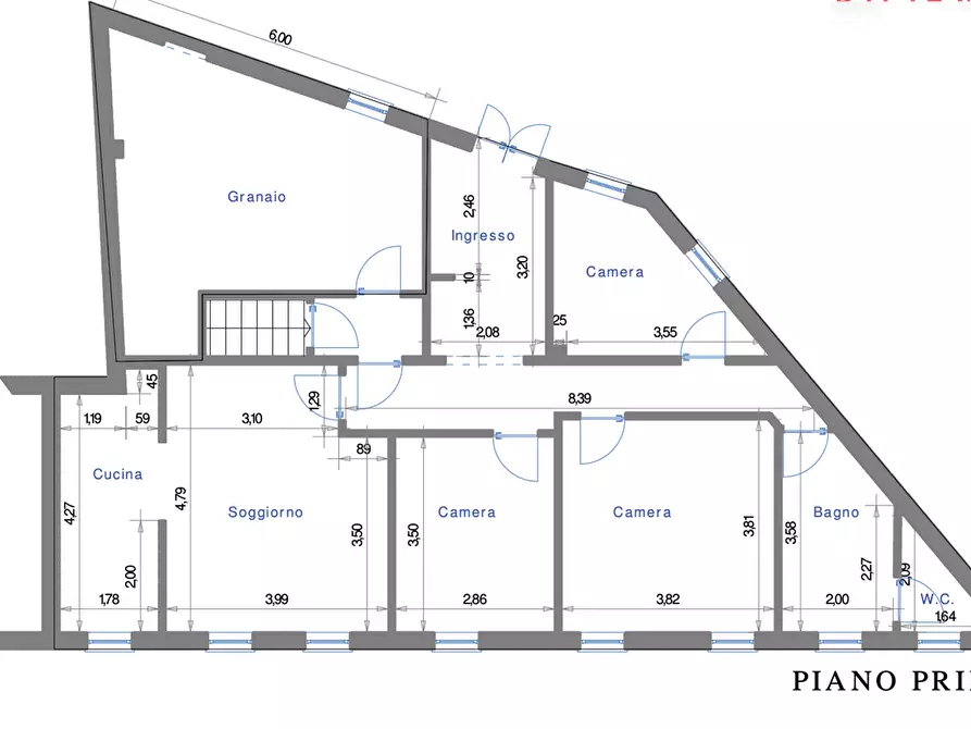 Immagine 17 di Porzione di casa in vendita  in Piazza Roma a Segusino