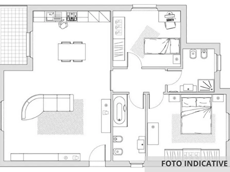 Immagine 22 di Villetta a schiera in vendita  in Via Lina Franzoni a Bovezzo