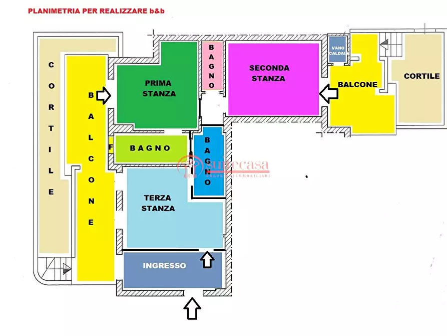 Immagine 3 di Ufficio in vendita  in via città di Milano a Trani