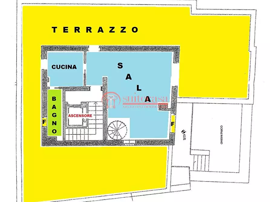 Immagine 4 di Attico in vendita  in via Banchina al Porto a Trani