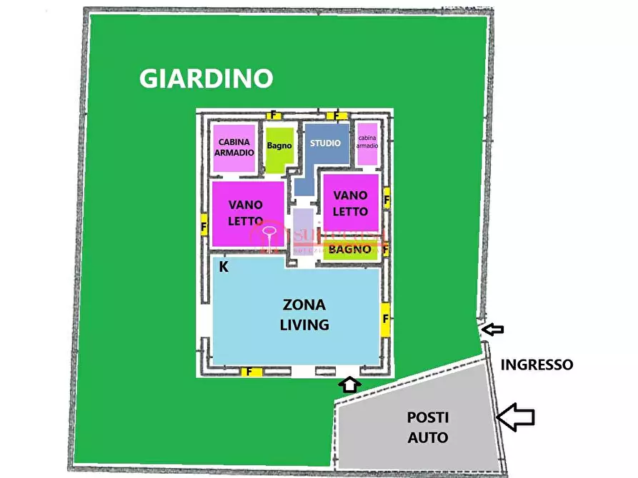 Immagine 1 di Villa in vendita  in via Capirro I a Trani