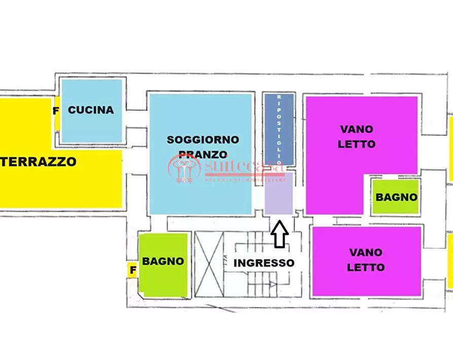 Immagine 2 di Appartamento in vendita  in via Ciardi a Trani