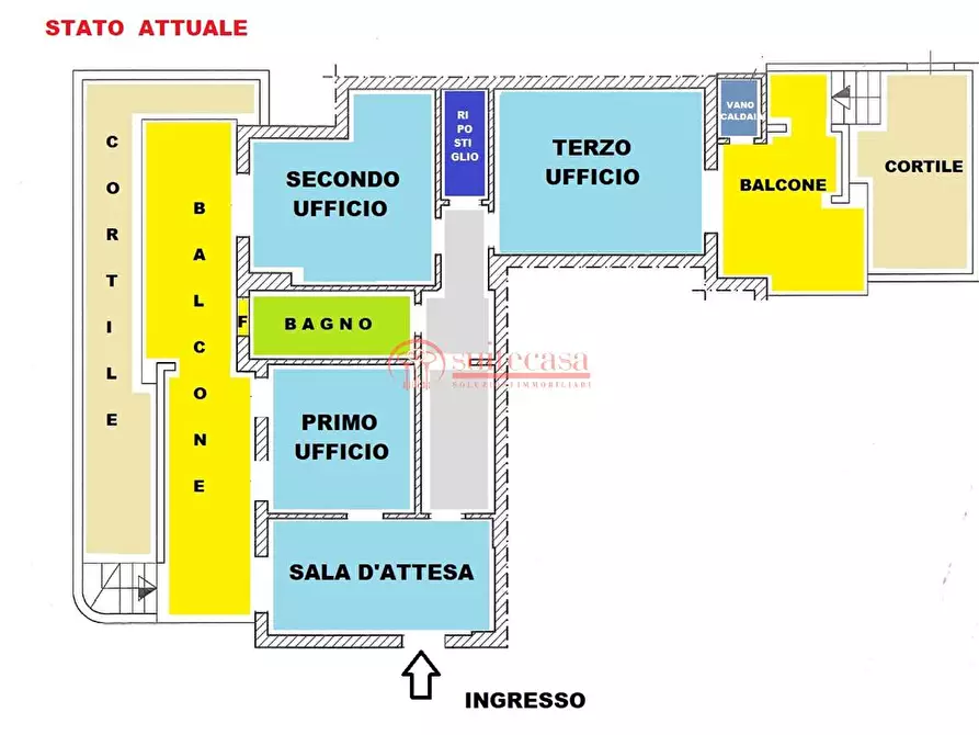 Immagine 2 di Ufficio in vendita  in via città di Milano a Trani