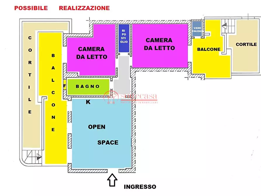 Immagine 4 di Ufficio in vendita  in via città di Milano a Trani