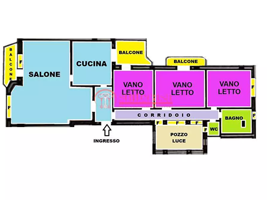 Immagine 2 di Appartamento in vendita  in via Malcangi a Trani