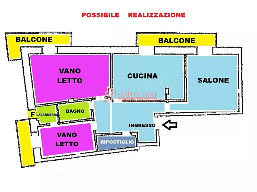 Immagine 23 di Appartamento in vendita  in via delle Forze Armate a Trani