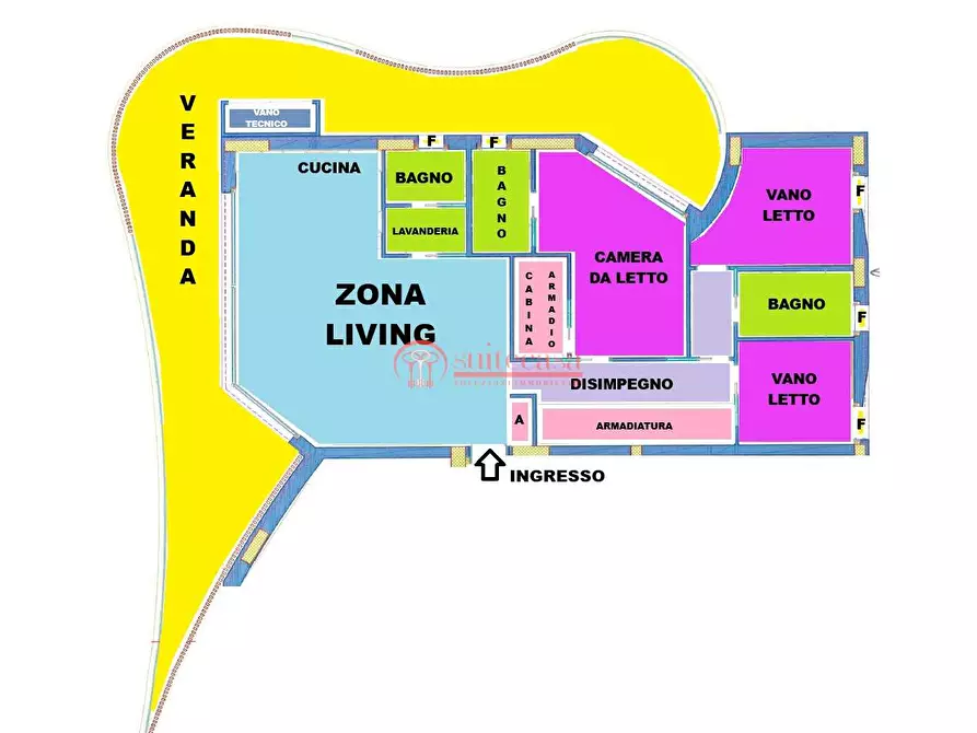 Immagine 2 di Appartamento in vendita  in via Annibale MAria di Francia a Trani