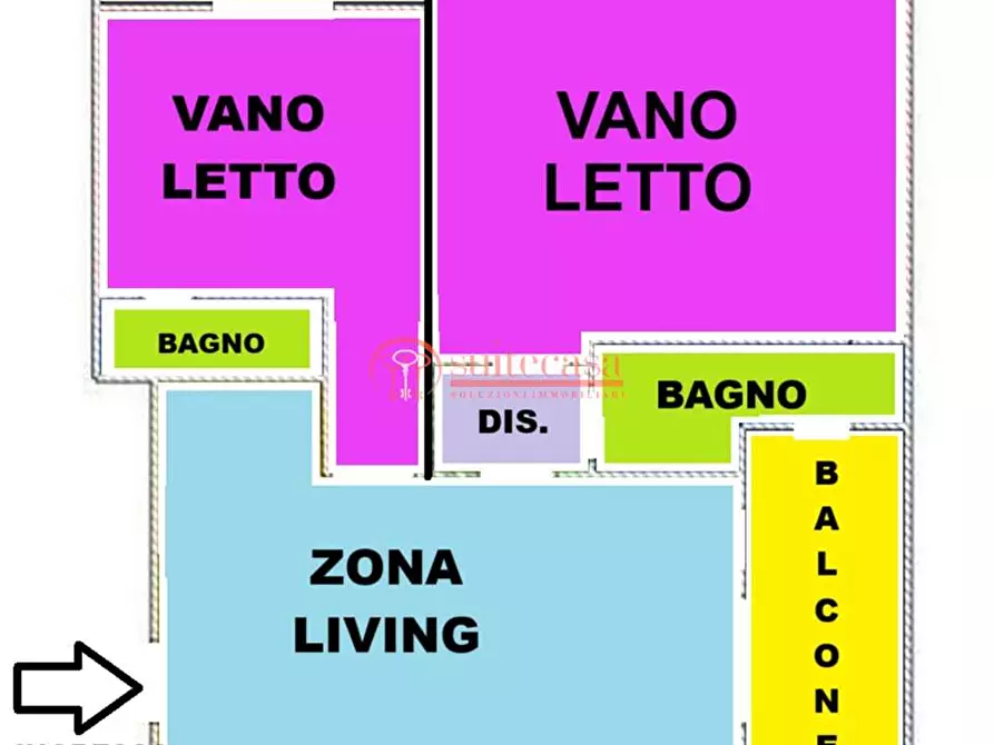 Immagine 13 di Appartamento in vendita  in via Pisa a Trani