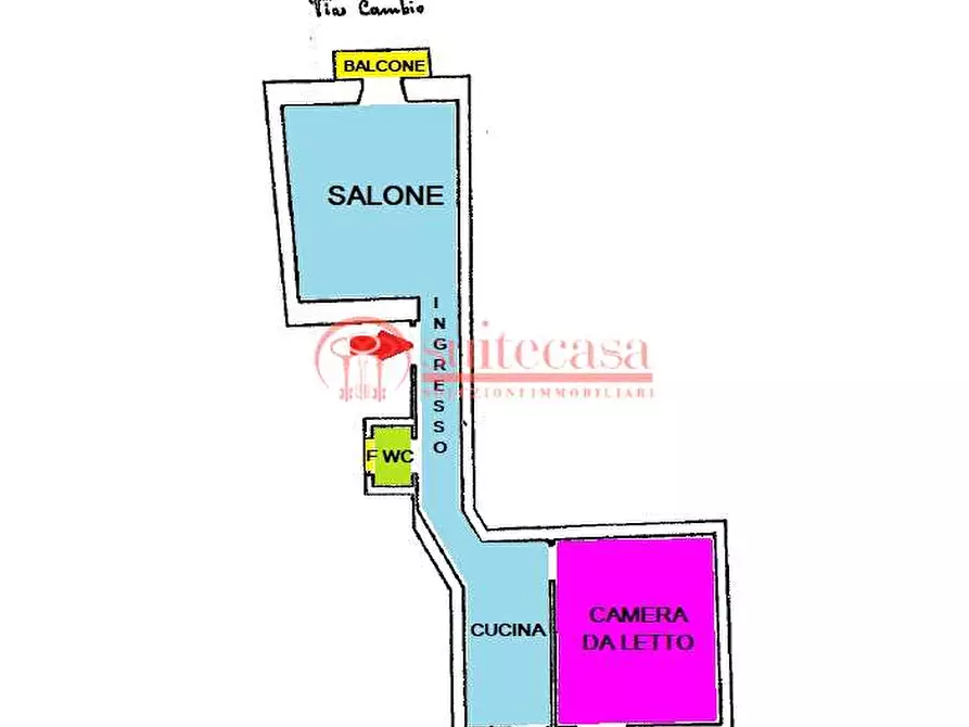 Immagine 2 di Appartamento in vendita  in Via Cambio a Trani