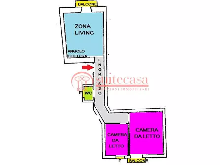 Immagine 3 di Appartamento in vendita  in Via Cambio a Trani