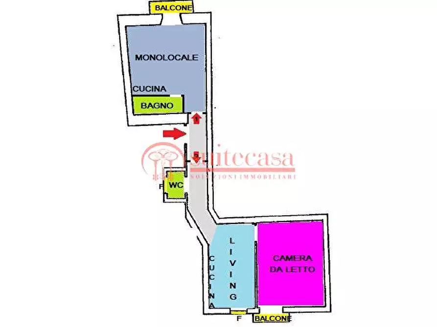 Immagine 4 di Appartamento in vendita  in Via Cambio a Trani