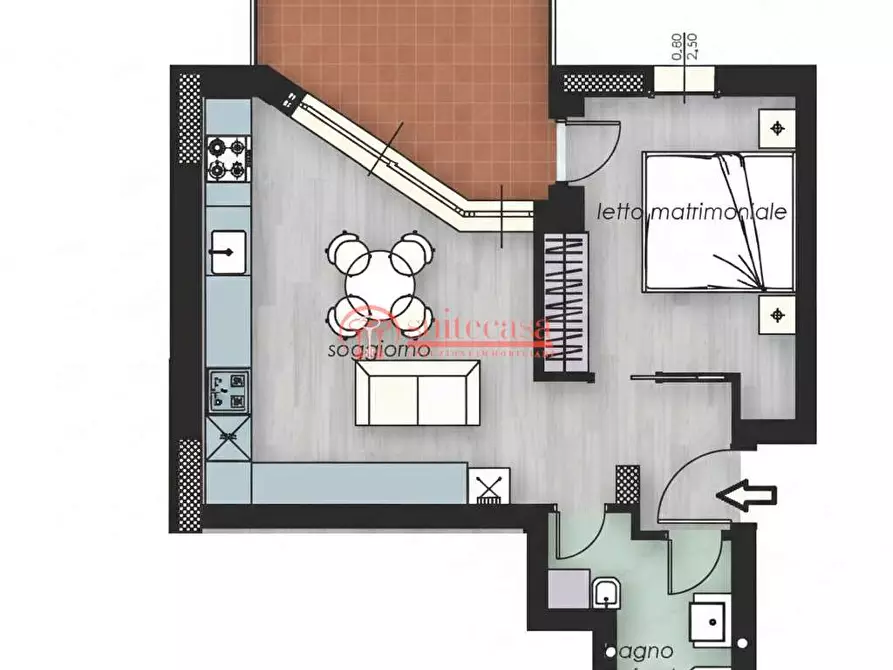 Immagine 2 di Appartamento in vendita  in piazza Della Repubblica a Trani