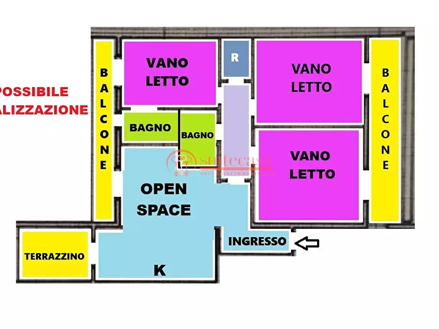 Immagine 4 di Appartamento in vendita  in via Enrico de Nicola a Trani