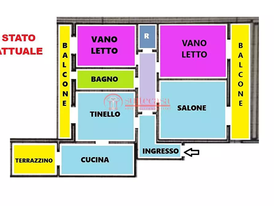 Immagine 5 di Appartamento in vendita  in via Enrico de Nicola a Trani