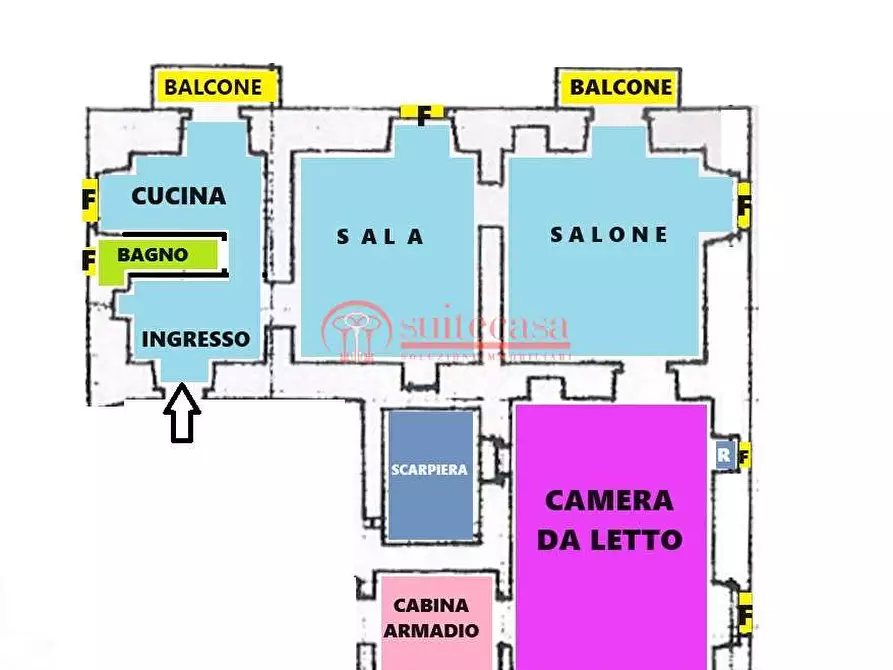 Immagine 17 di Appartamento in vendita  in via M. R. Imbriani a Bisceglie